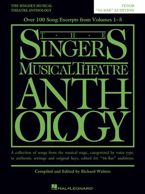 cover image of The Singer's Musical Theatre Anthology--"16-Bar" Audition